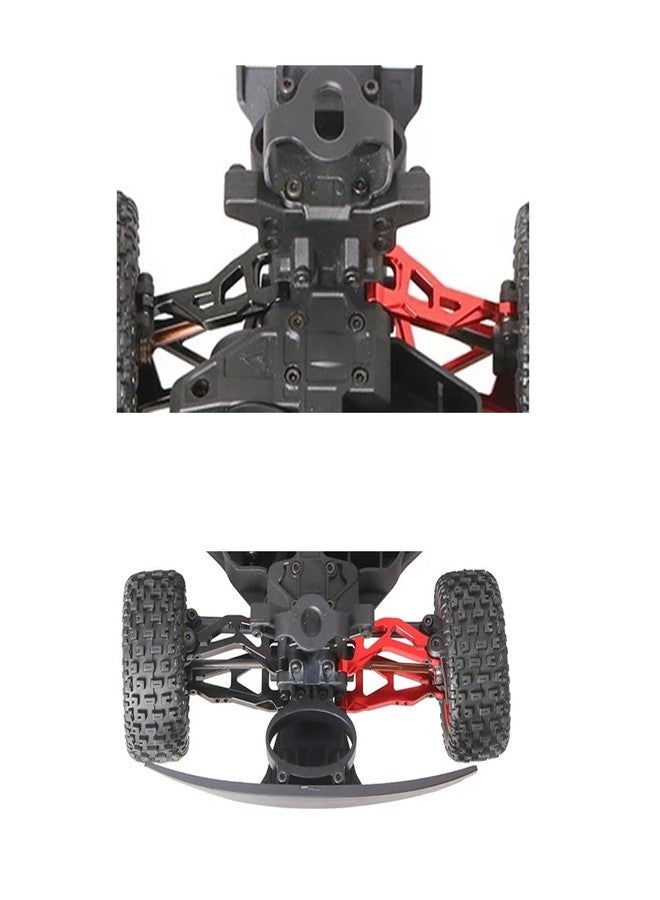 Fraternize Aluminum Suspension Arms For ARRMA Mojave GROM 1/16 Upgrade - Rear Lower Control Arms CNC Kit for RC Car, Off-Road Truck Replacement Parts(Rear Lower,Red) - Image 4